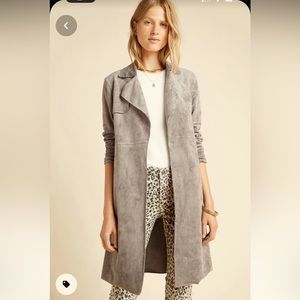 Blanknyc Faux Suede Trench Jacket / Coat